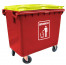 TEMPAT SAMPAH / DUSTBIN 660L WITH YELLOW LID TEMPAT SAMPAH / DUSTBIN 660L WITH YELLOW LID