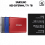 HARDDISK SAMSUNG EXT. SSD T7 1 TERRA BYTE USB TIPE A & C HARDDISK SAMSUNG EXT. SSD T7 1 TERRA BYTE USB TIPE A & C
