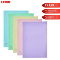 Map L Plastik Bening Clear Sleeves Joyko CS-11-F4 Pastel Color no-image