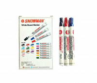 Spidol G12 NON Permanent Snowman Hitam G 12 / White Board no-image