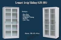 Lemari Arsip Kabinet Kaca Geser 2 Daun no-image