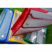 Map Plastik Zipper Bag Kancing Dua Tenteng Atas Folio no-image