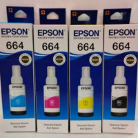 Tinta Printer Epson 664 Colours (Cyan, Yellow, Magenta) no-image