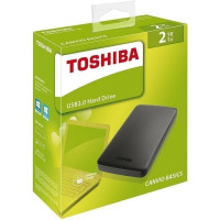 Hardisk Toshiba Canvio 2TB - hdd - hd - hardisk external / HDD / HD - Hitam no-image