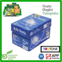 Kertas HVS Bola Dunia F4 70 / 80 GSM Box Dus no-image