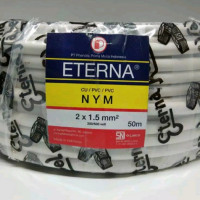 Kabel NYM 2x1,5 ETERNA 50M Kawat Tembaga (50 Meter) no-image