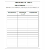 Cetak Kartu Slip Tanggal Kembali no-image