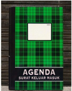 buku agenda keluar /masuk