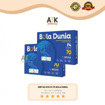 BOLA DUNIA KWARTO (F4) 70 gsm