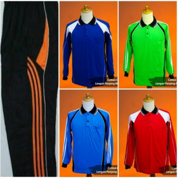 Baju Olahraga / Setelan Training Olahraga / Seragam Olah Raga Trening Lengan Panjang (Pria dan Wanita)