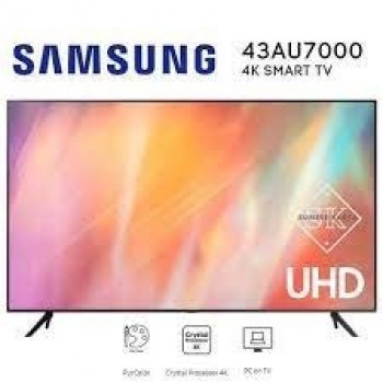 LED TV Samsung UA43AU7000 [43 Inch] 2021 UHD 4K Smart - Garansi Resmi