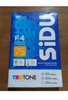 64. Kertas HVS F4, SIDU, 70 gsm