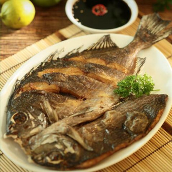 Ikan Baronang Goreng