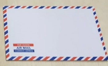 111. Amplop Airmail craff 17