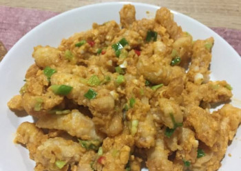 Cumi Goreng Telur Asin