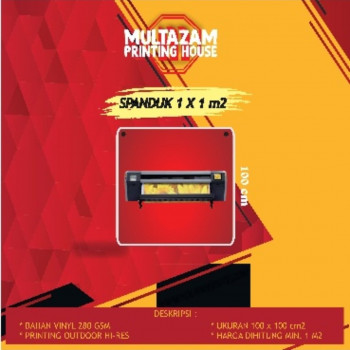 Cetak Spanduk 1 x 1 m