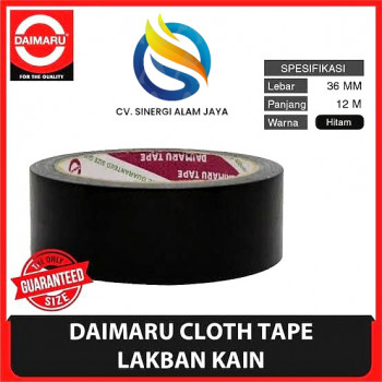 Lakban Hitam DAIMARU 36x12 (1/2 inch)