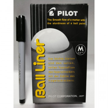 Ballpoint pilot balliner hitam