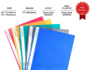 map plastik snelhekter folio