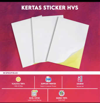 Kertas Stiker HVS