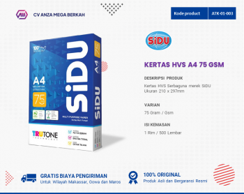 Kertas Sidu A4 75gr
