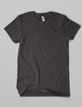 Kaos polos warna hitam pendek S-XL