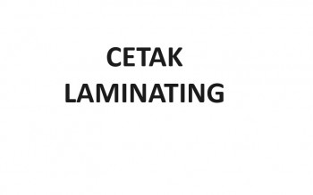 CETAK LAMINATING