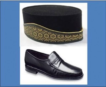 Sepatu dan Songkok