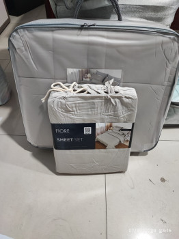 BEDDING SET BAMBOO 180 X 200 CM