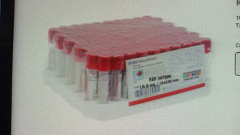 Tabung vacuntainer merah