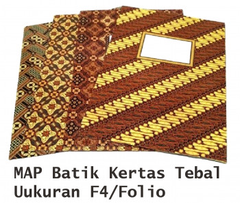 Map Folio Karton Batik